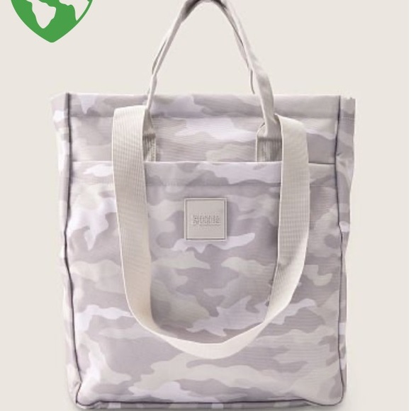 Victoria’s Secret PINK Convertible Backpack Tote - Double Platinum Camo - Picture 2 of 15